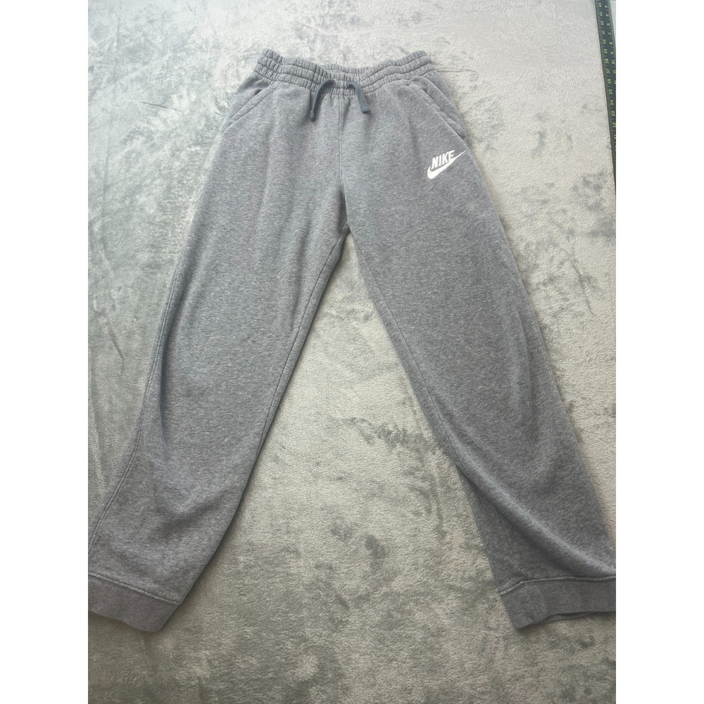 Nike Tech Fleece Jogger Pants Heather Gray Youth XL Boys Tapered Sweatpants